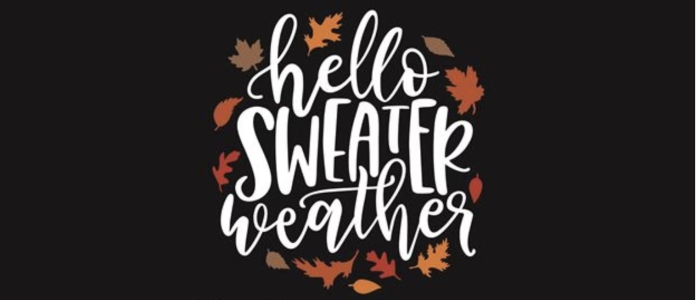 Grab those light jackets, it's time for it to start finally feeling like fall!